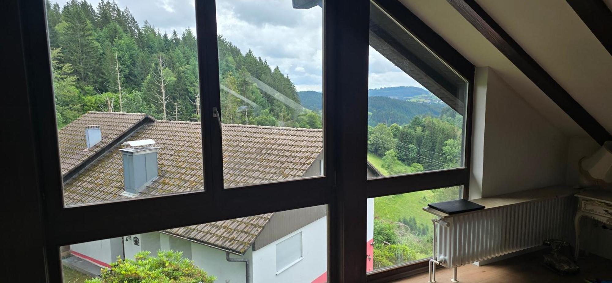 Wohnung Im Schwarzwald Mit Panorama Blick Kleines Wiesental Eksteriør bilde